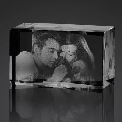 Small 3D Photo crystal cube-Incrystals