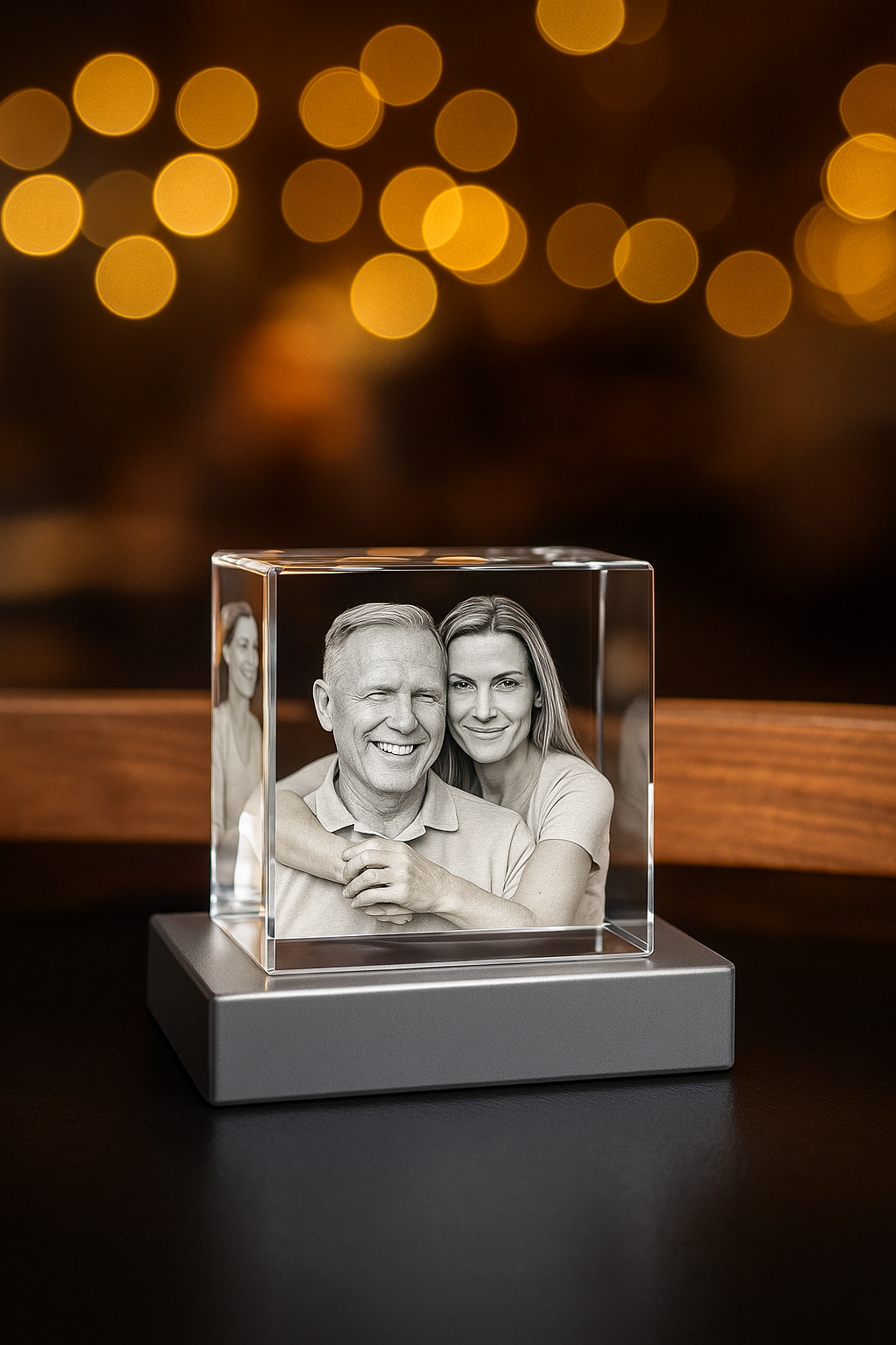 3D Photo Crystal Cuboid