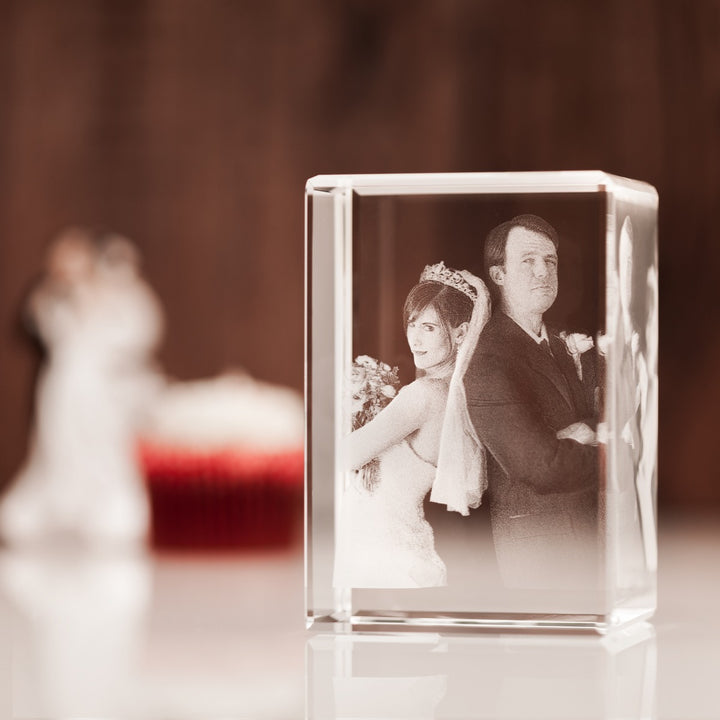 Wedding Anniversary 3D Photo Crystal Gift-Incrystals