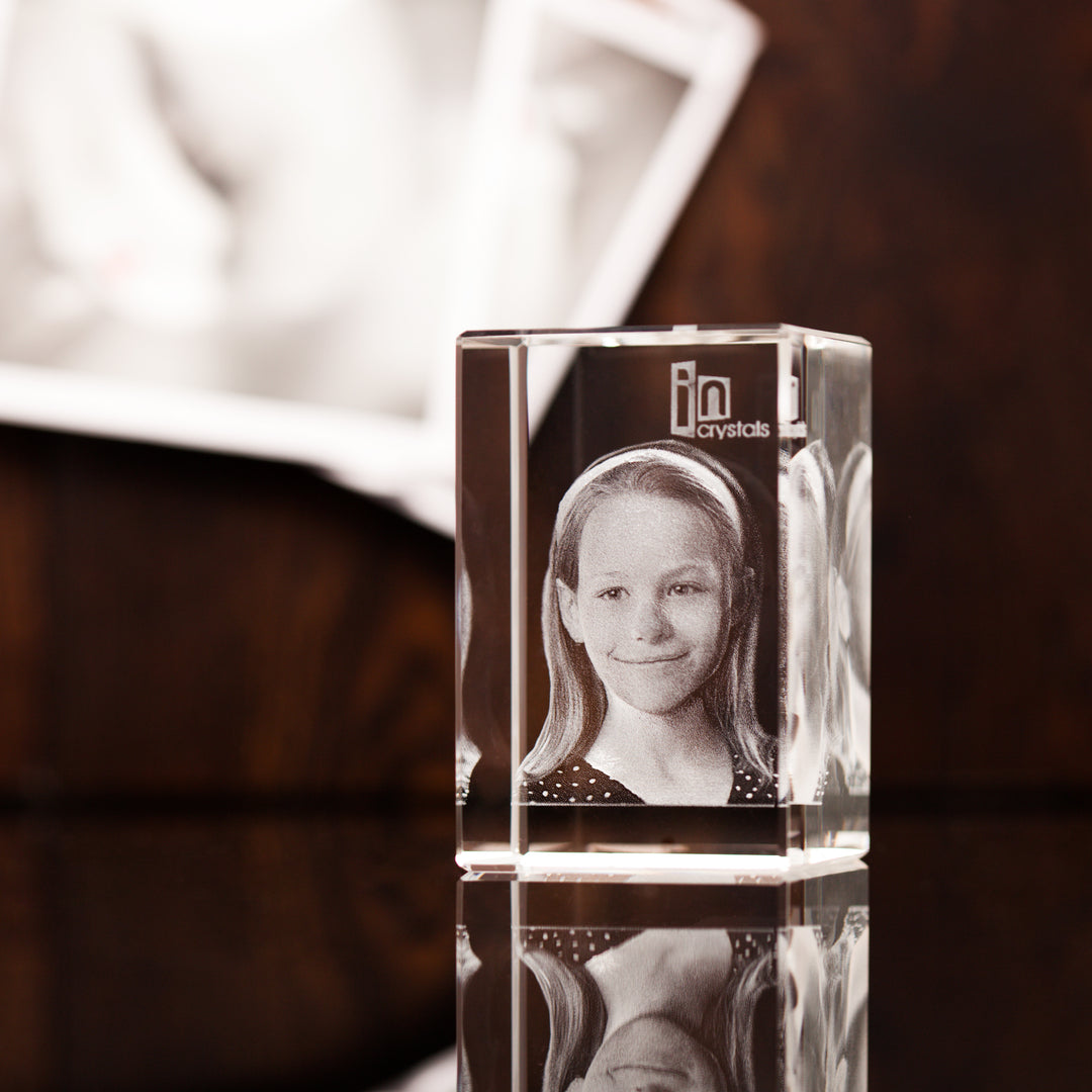 Laser Engraved 3D Photo Crystal-Incrystals