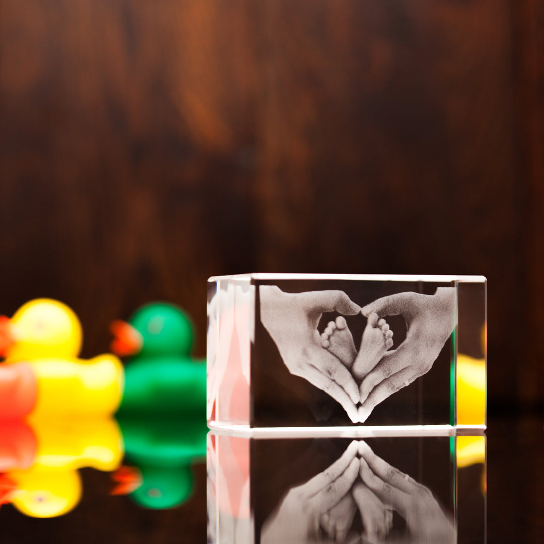 New Baby Crystal Photo Block-Incrystals