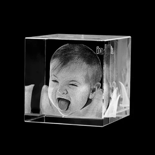 3D Photo Crystal Cube-Incrystals