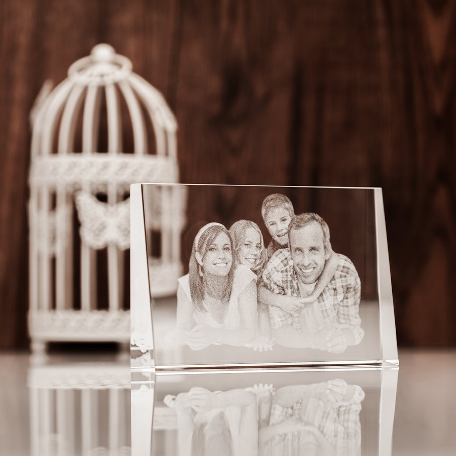 Laser Photo Frame (Large) - Landscape-Incrystals