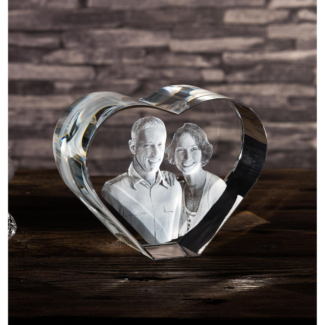 Infinity 3D Heart Photo Crystal-Incrystals