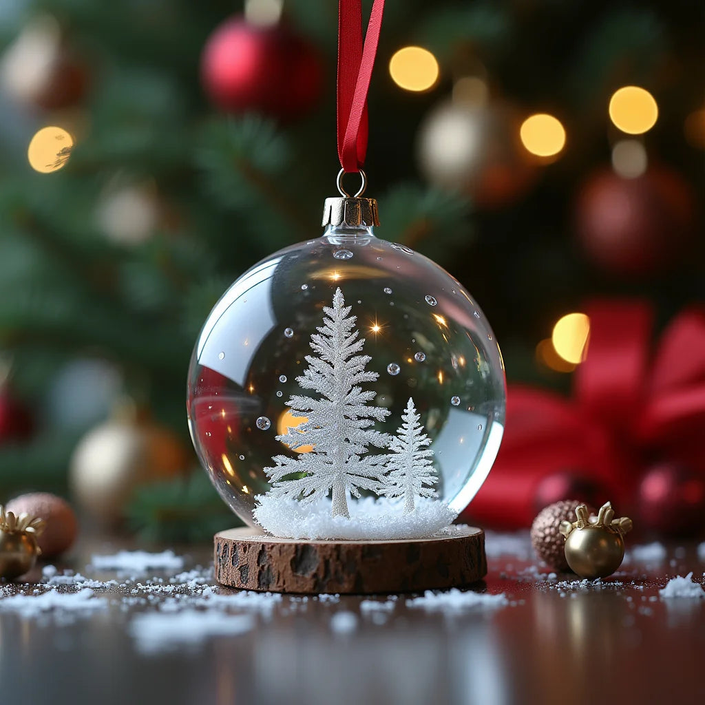 Photo Crystal Christmas Ornament - Photo Crystal Christmas Ornament Ideas for Memorable Gifts