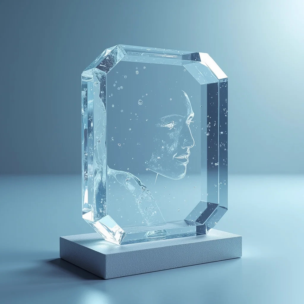 Custom 3D Crystal Portrait - Create a Custom 3D Crystal Portrait That Dazzles Your Space