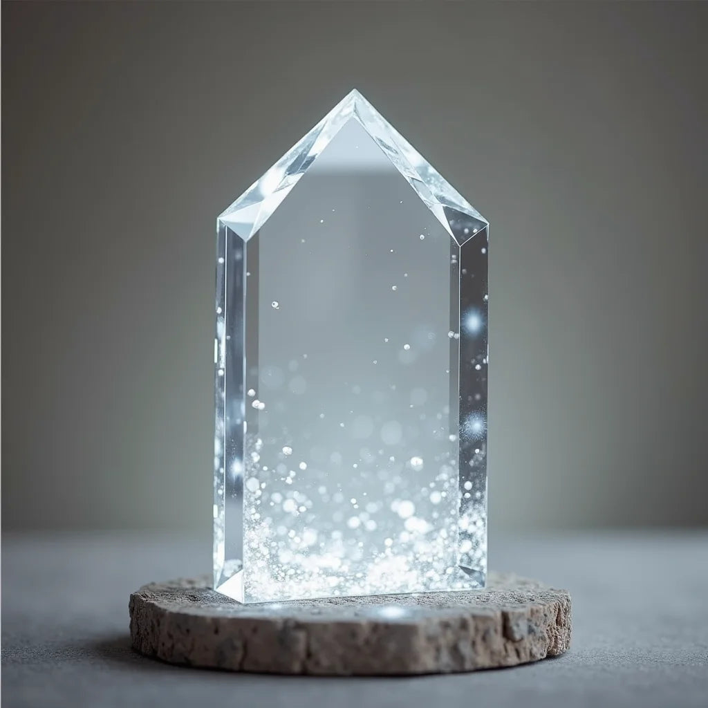 Personalised Memorial Crystal - Personalised Memorial Crystal: A Bright, Lasting Remembrance