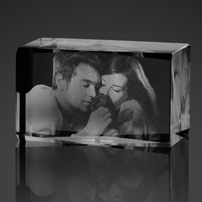 Small 3D Photo crystal cube-Incrystals