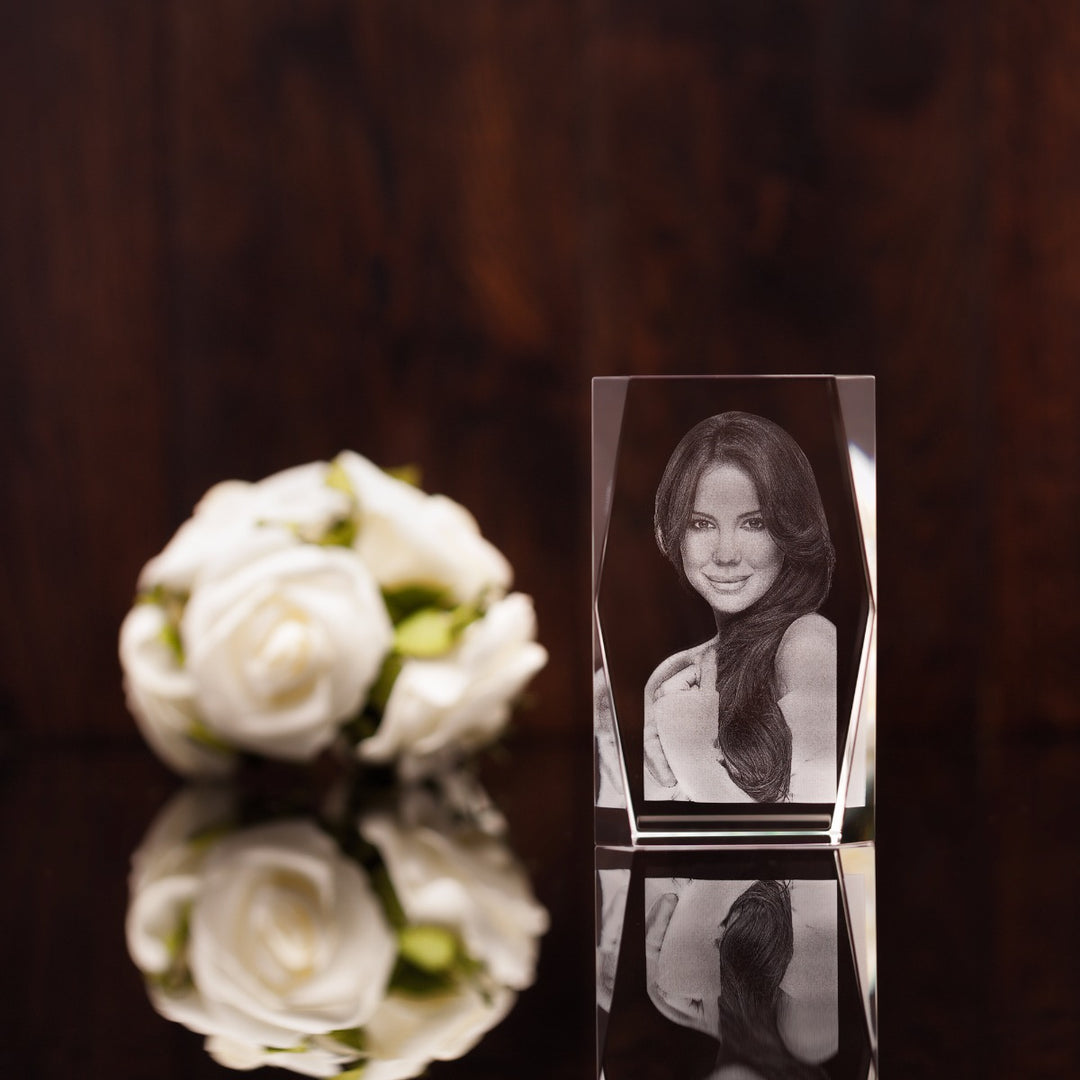Bevelled Extra Large 3D Photo Crystal