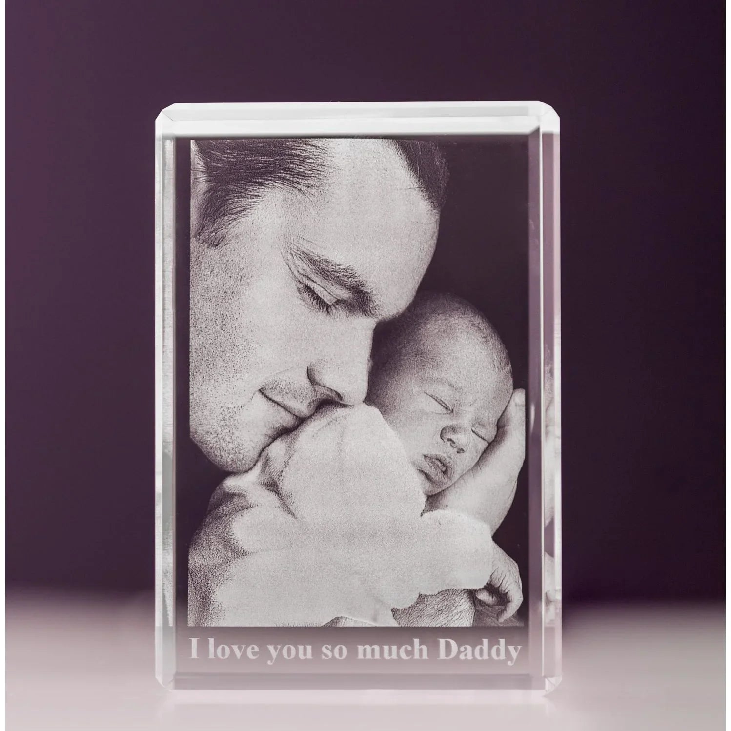 New born 3D Photo Crystal Large-Incrystals